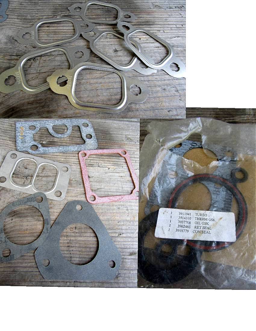 4) OEM CUMMINS 3907978 DOUBLE END STUD / 3927154 EXHAUST MANIFOLD  