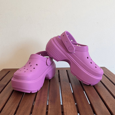NWT Crocs Stomp Clog Bubble Women Size 7 Men Size 5(209347-6WQ)