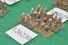 15mm renaissance / german - landsknecht halberds 18 figs - inf (126230)