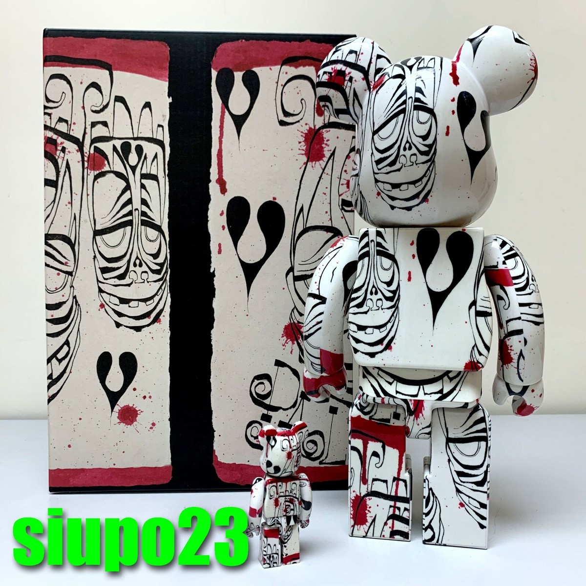 MEDICOM TOY - BE@RBRICK PHIL FROST 2019 100％ &amp; 400％ Medicom 400% + 100% Bearbrck ~ Phil Frost Be@rbrck 2019 2nd