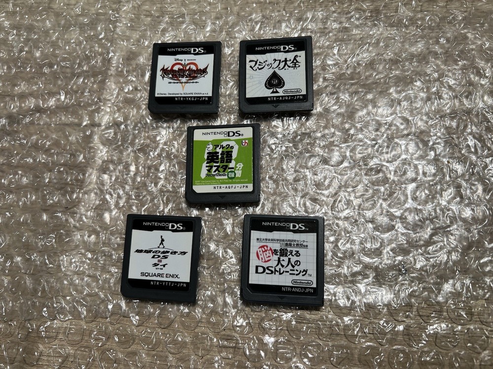 5 Pieces Kingdom Hearts, & Others Nintendo DS Software Japanese Version