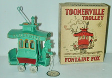 CI Toonerville Trolley Dent Hardware With Factory Sample Tag Original Box 1928