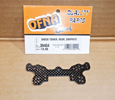 OFNA Vintage OB-4 Nitro Graphite Rear Shock Tower Option Hop-UP Part #39404 NEW