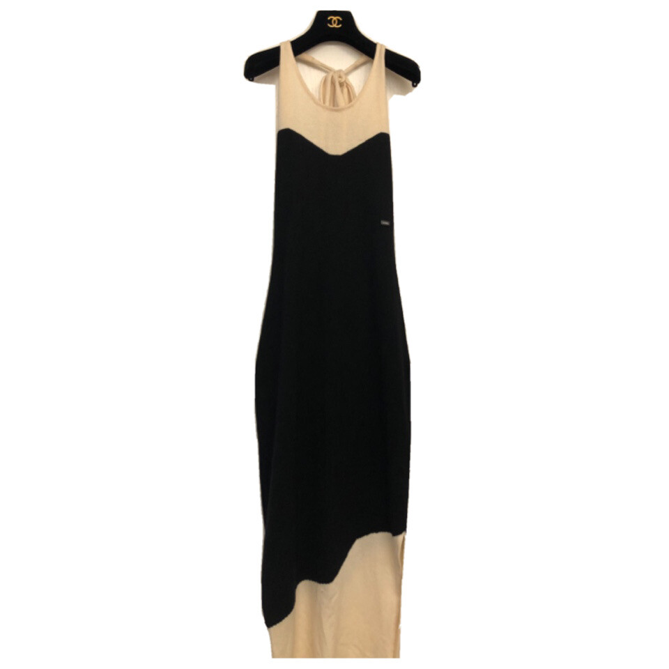chanel halter dress Chanel SS98 by Karl Lagerfeld Peach Orange Halter Dress main image 1