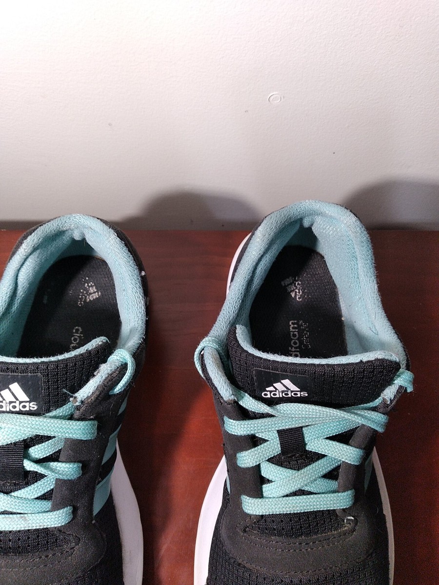 black and teal adidas shoes