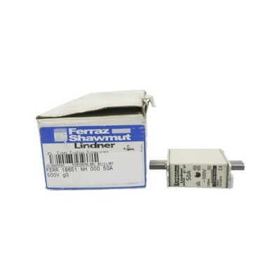 FERRAZ SHAWMUT NH00050A 500V 50A (PKG OF 3) (BLUE) NSMP