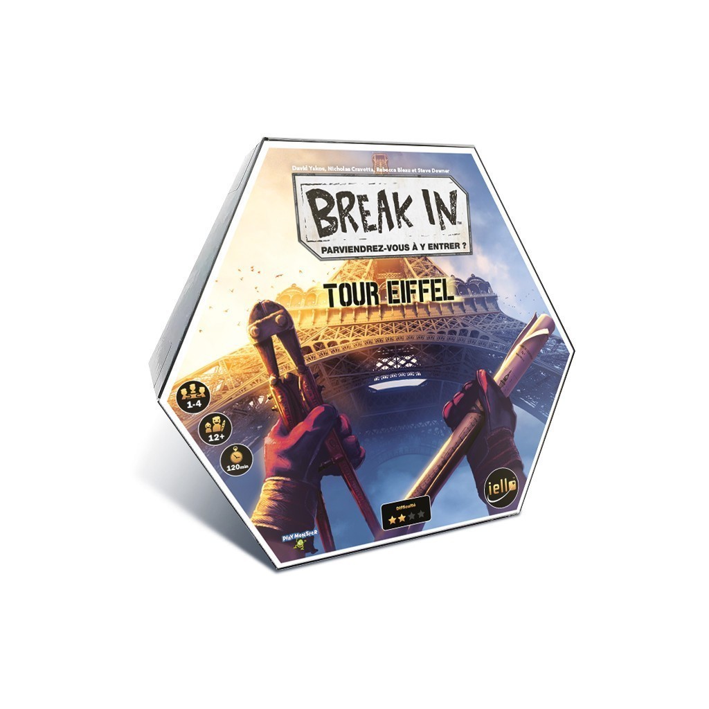 Jeux de société Break In Tour Eiffel pour animer vos soirées escape game en famille