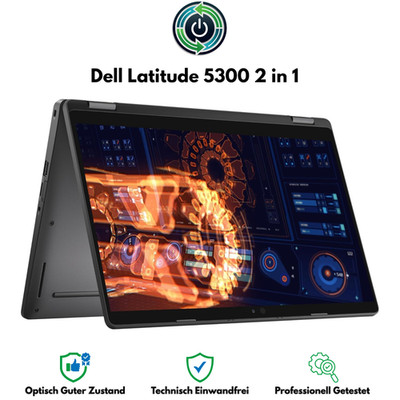 Dell Latitude 5300 2 in 1 i5 8th I 8 RAM I 256 SSD I EN keyboard