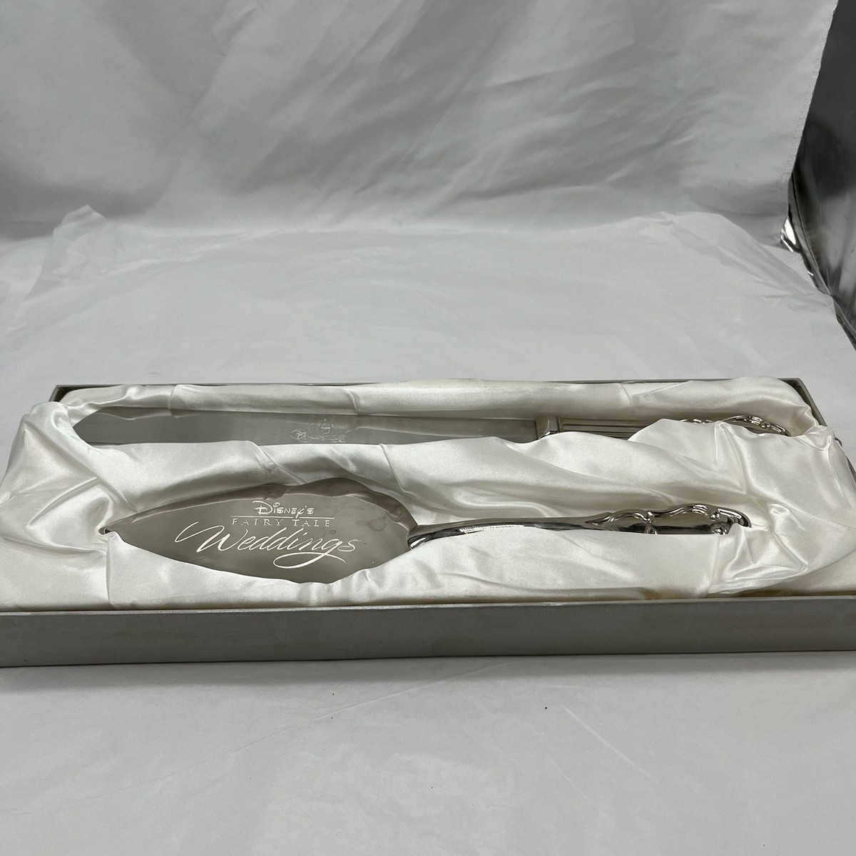 Disney's Fairy Tale Weddings Knife and Cake Server Set Souvenir