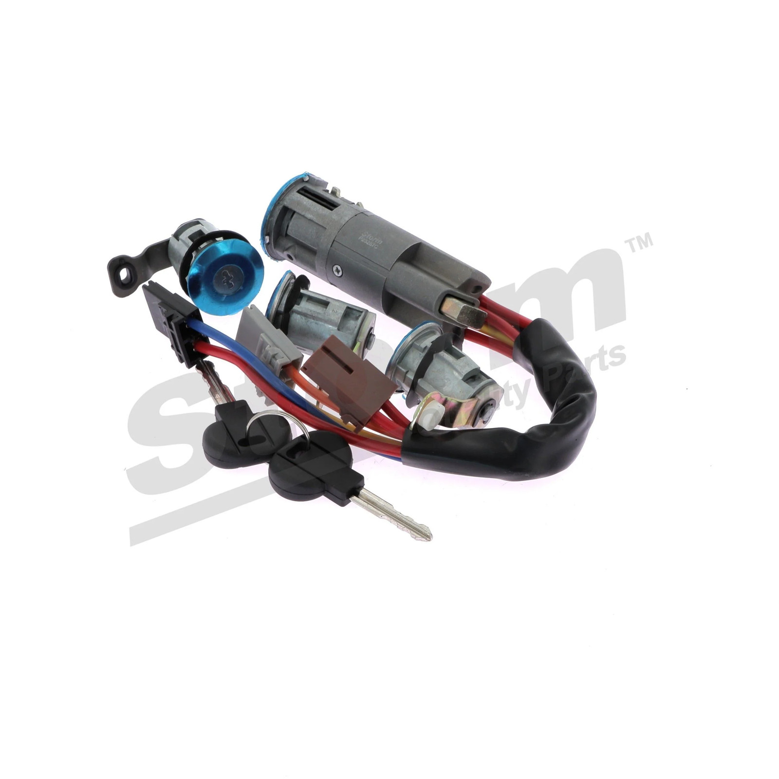 Changer serrure Berlingo Partner kit neiman complet 3 barillets en acier zamak