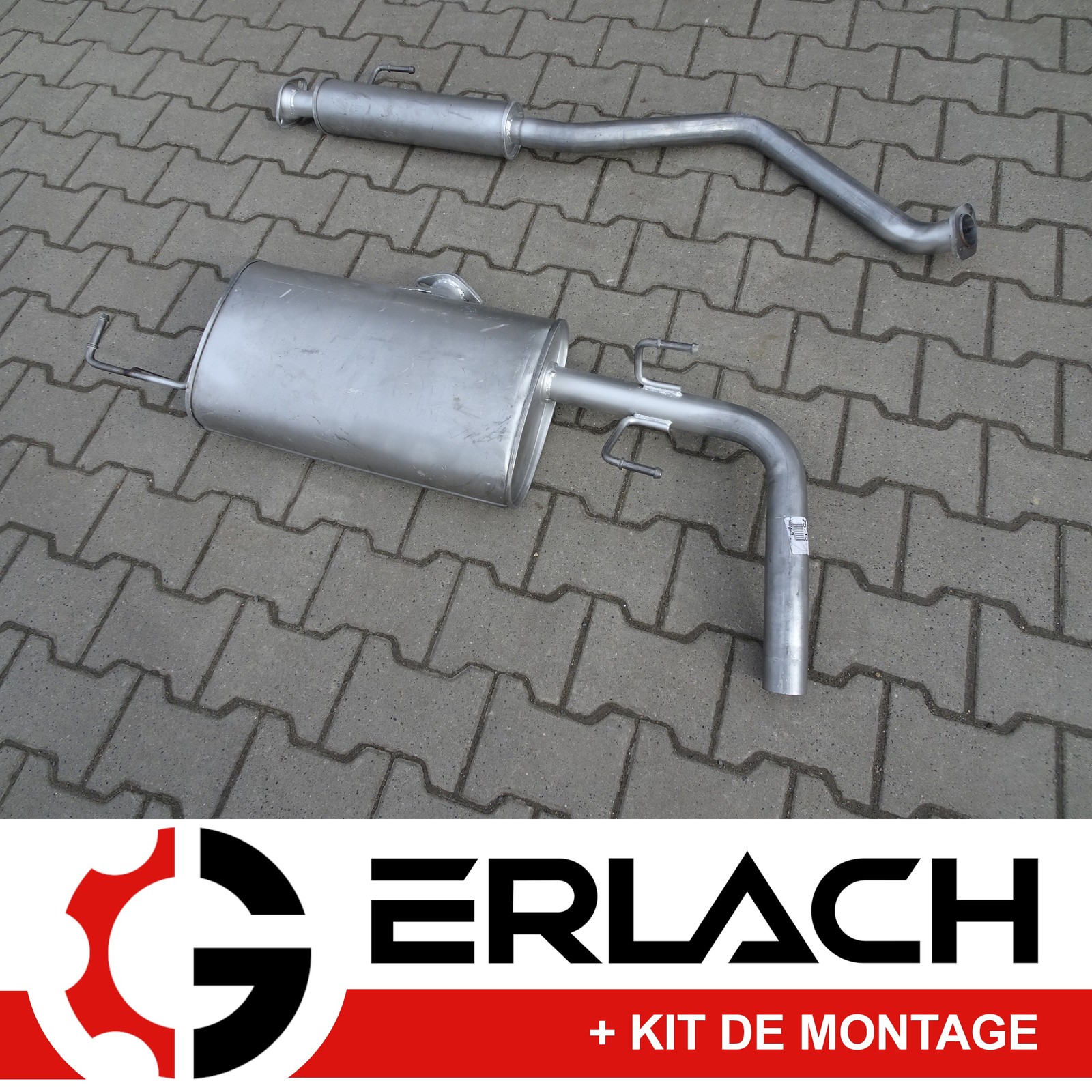 Silencieux arrière Suzuki Grand Vitara II pot echappement 2.0 essence AWD 5-portes