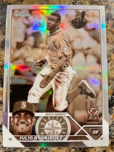 2023 Topps Chrome - Julio Rodriguez #200 Sepia Refractor