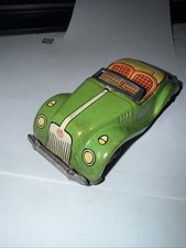 MG Roadster TD Tin Friction Tin Toy Car Japan 1950  s