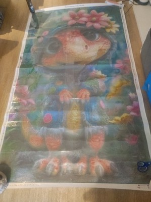 Diamond Painting Bild T-Rex ''Rudy'' von AI-Artist Sandrietta_ai 110 cm x 196 cm