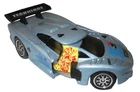Vintage Hot Wheels Diecast Crashers Blue Grey TC3 Technique T9 1998 Lemans Car