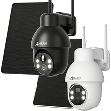 ANRAN Wireless Security Camera System Solar Panel Battery 5MP PTZ Home Outdoor