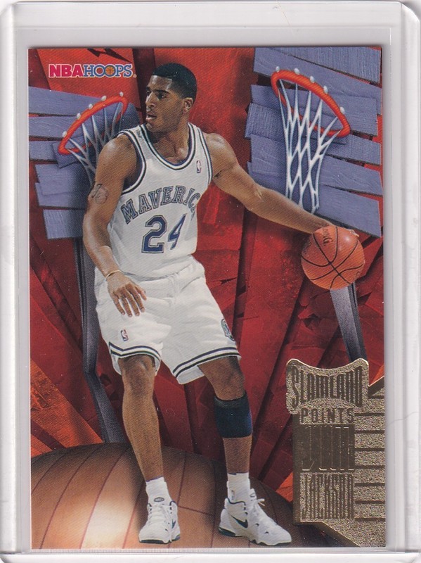 Jim Jackson 1995-96 NBA Hoops Slamland #SL10 Dallas Mavericks