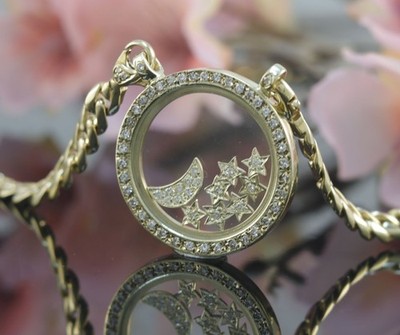 Diamant Kette in 585er / 14 Karat Gelb Gold Wert 11.800   XXYY