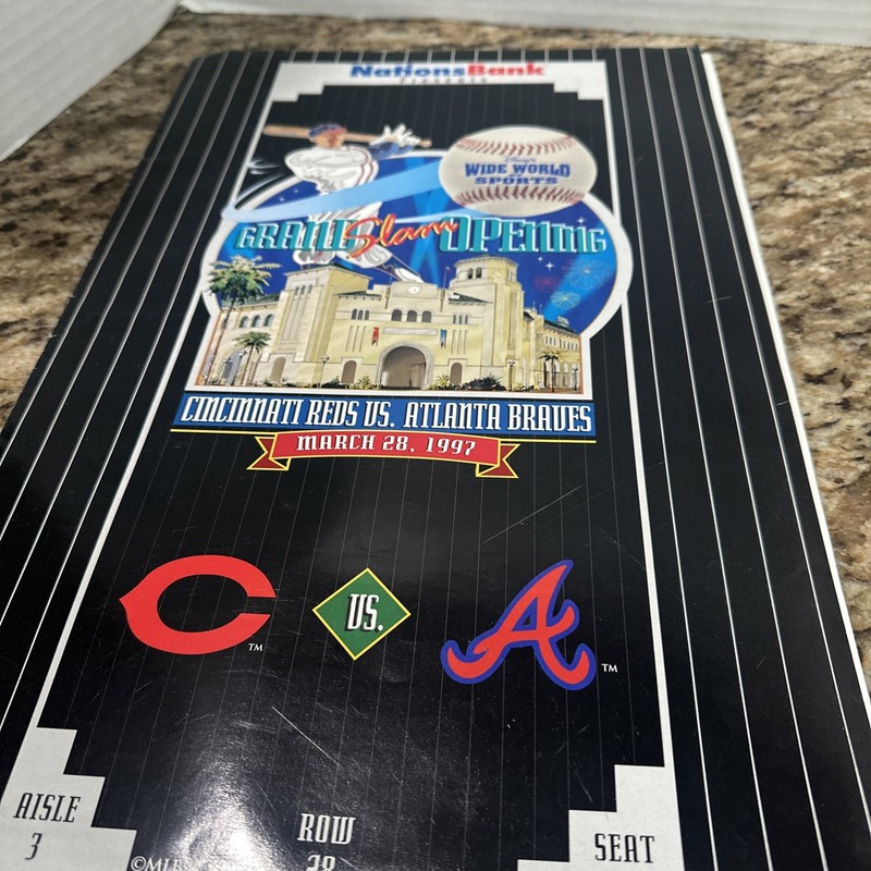 Opening Day Atlanta Braves Disney Cast Member Exclusive Eyes & Ears March 1997