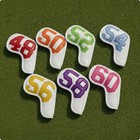 10 Stück Eisen Kopfbedeckungen Schutz Golfschlägerabdeckungen passend für Golfer