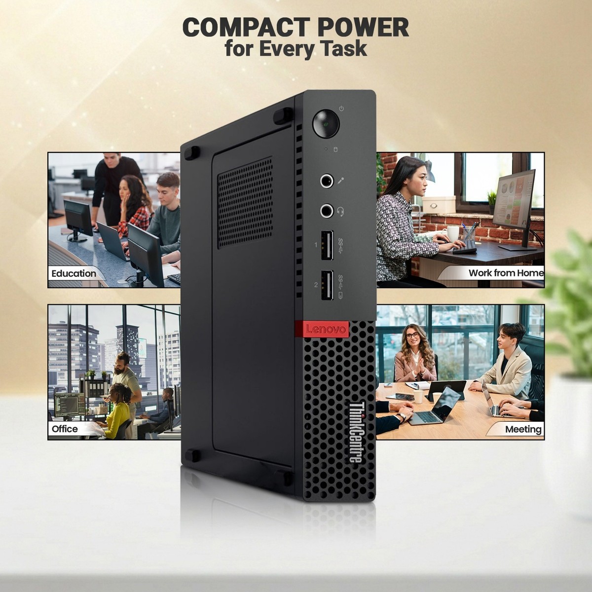 Lenovo M710q Tiny Mini PC Intel i5-7th 32GB Ram 1TB SSD Built-in