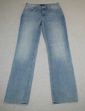 NYDJ Marilyn Straight Jeans Women Size 6 Light Wash Stretch Lift Tuck Technology