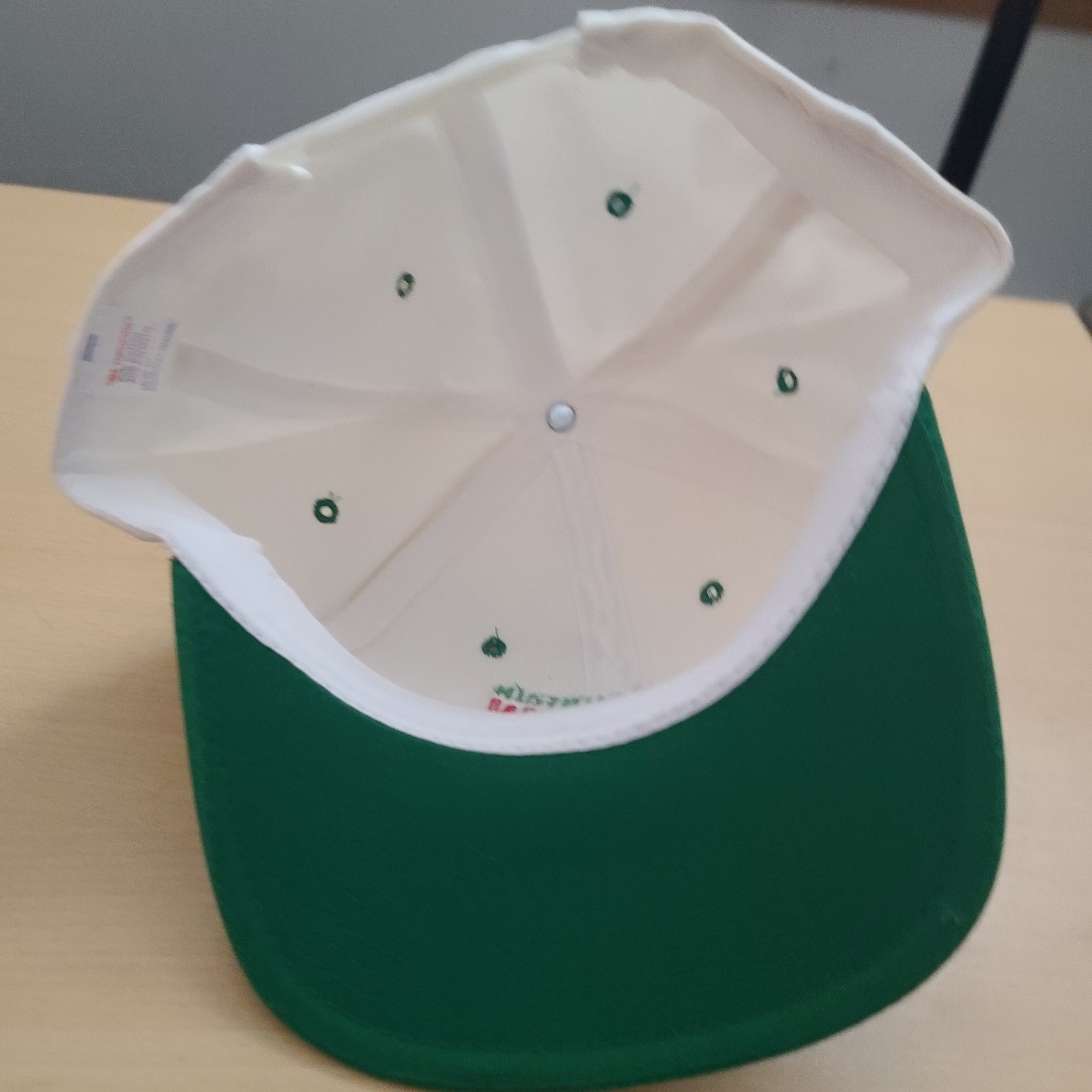 Mountain Dew Baseball Cap Hat Snapback White Gree… - image 5