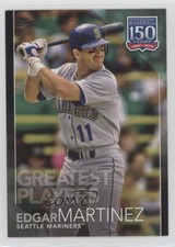 2019 Update 150 Years of Professional Baseball Black /299 Edgar Martinez HOF 5x8