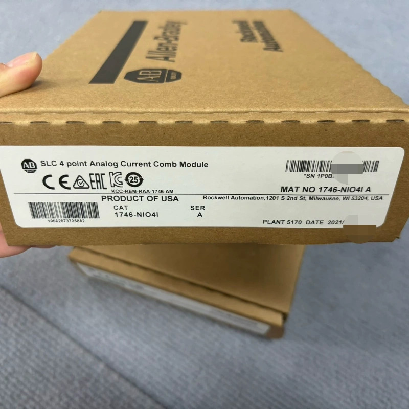 New 1746‑NIO4I Allen‑Bradley SLC500 Combined Analog Input Output Module