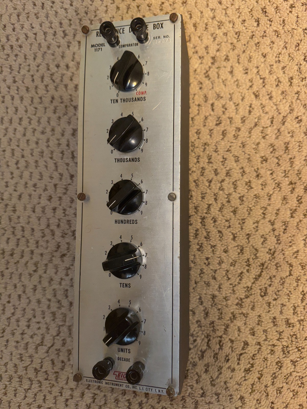 Eico Resistance Decade Box Model 1171