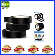 Durable Electrical Tape 3-Pack, Waterproof  Flame Resistant, 0.62 in x 49 ft