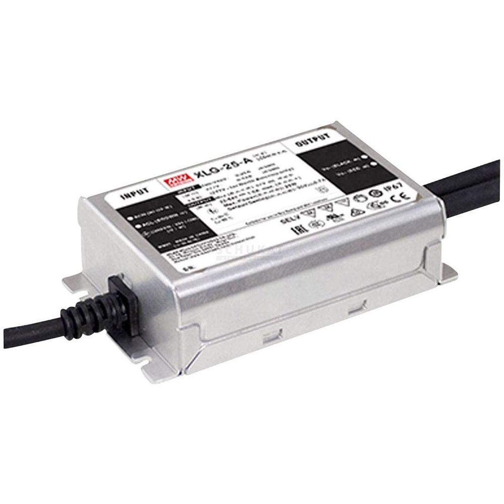 Mean Well LED driver 25W dimmable outdoor surge protected
