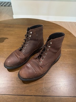 Thursday Boot Co. Captain Boots   Brown Leather   US 9.5D   Lace Up