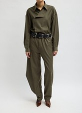 Tibi Cozy Flannel Side Drape Pant $ 675 Size S