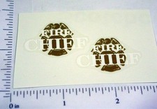 Mini Tonka Fire Chief Replacement Sticker Pair TK-176