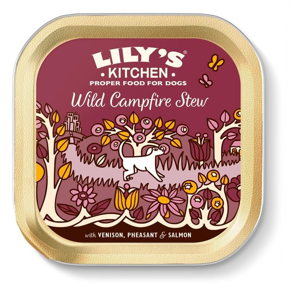B&Q -  Wet Dog Tray Wild Campfire Stew 150G X 10 - Image 2