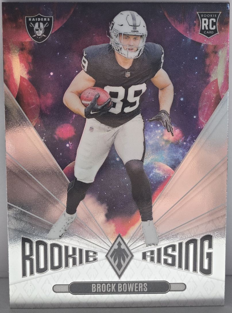 2024 Panini Phoenix Rookie Rising #RR-BBS Brock Bowers Las Vegas Raiders