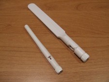 Lot RP-SMA Antenna White Router Wifi Flat Round Hub Wireless Card Adjustable