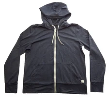 Vuori M Halo Performance Hoodie 2.0 Full Zip Dreamknit Midnight Heather VW268