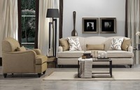 Sofa Set 2Tlg Dreisitzer Sofa Modern Sessel Sofagarnitur Design Wohnzimmer