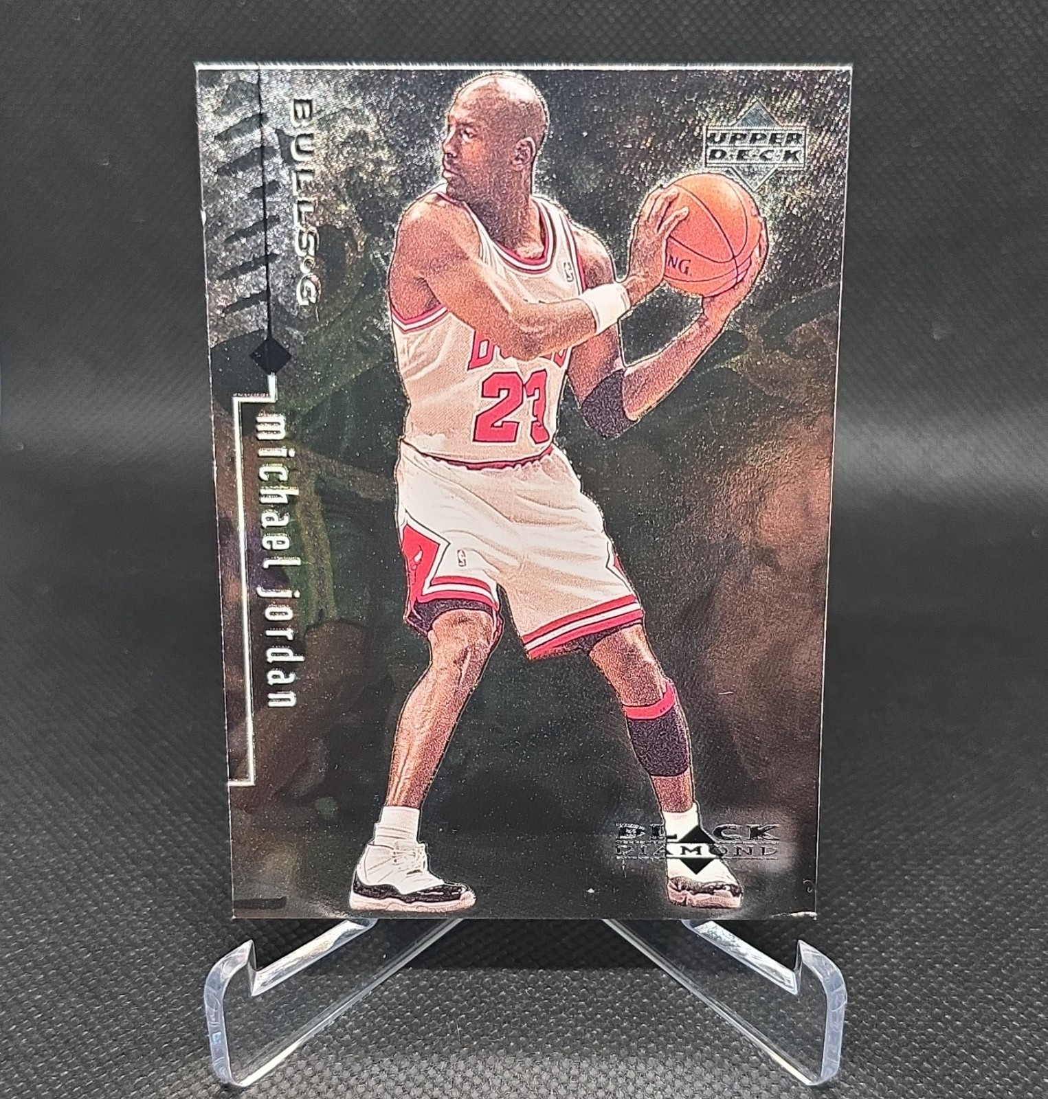 Upper Deck 1998-99 Black Diamond Michael Jordan #10 Chicago Bulls Basketball NBA