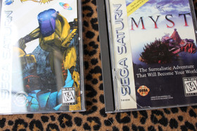 Saturn 3 Game Lot: CYBER SPEEDWAY, GHEN WAR, MYST Cases VG+  Discs EXC