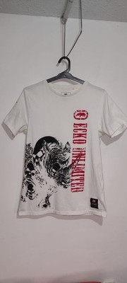 Camiseta Ecko Unltd. Stampede Y2K Hip Hop Vintage White Tee Size S