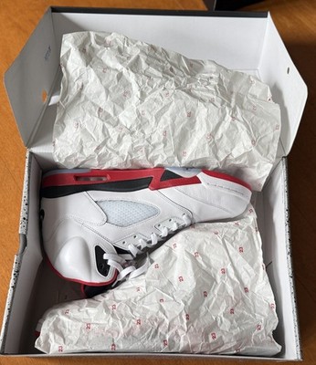 Nike Air Jordan 5 Retro OG Fire Red Black Tongue Size 14 - HQ7978 101