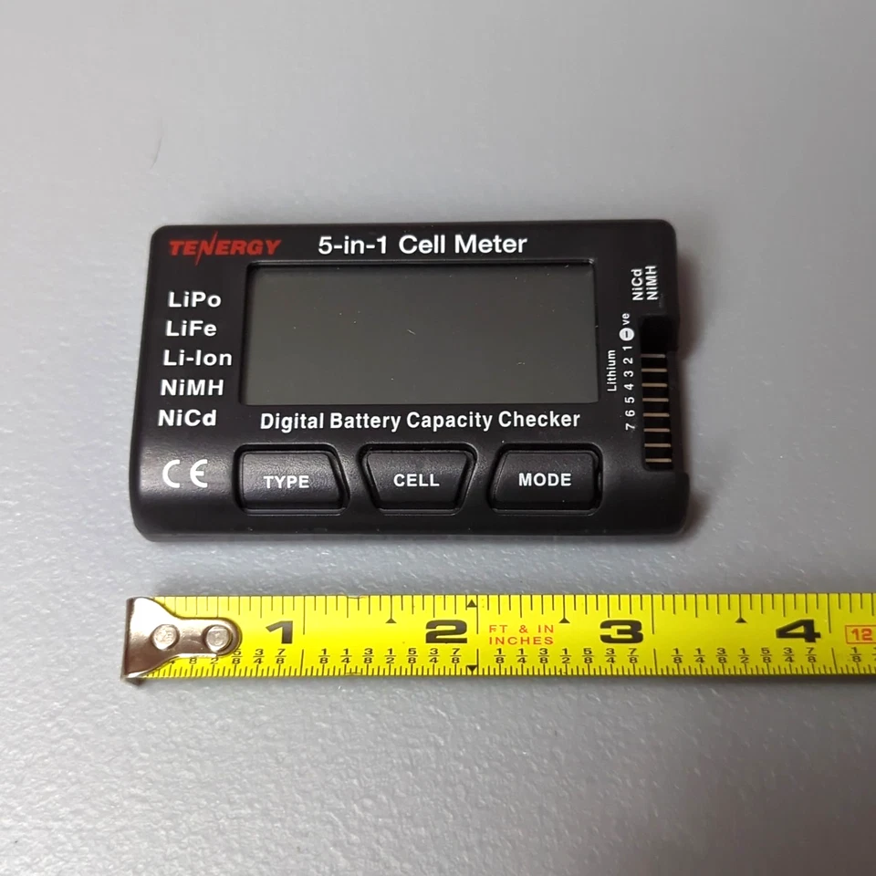 Tenergy 5-in-1 Intelligent Cell Meter Battery Capacity Checker Servo PPM Tester - Image 4 of 4