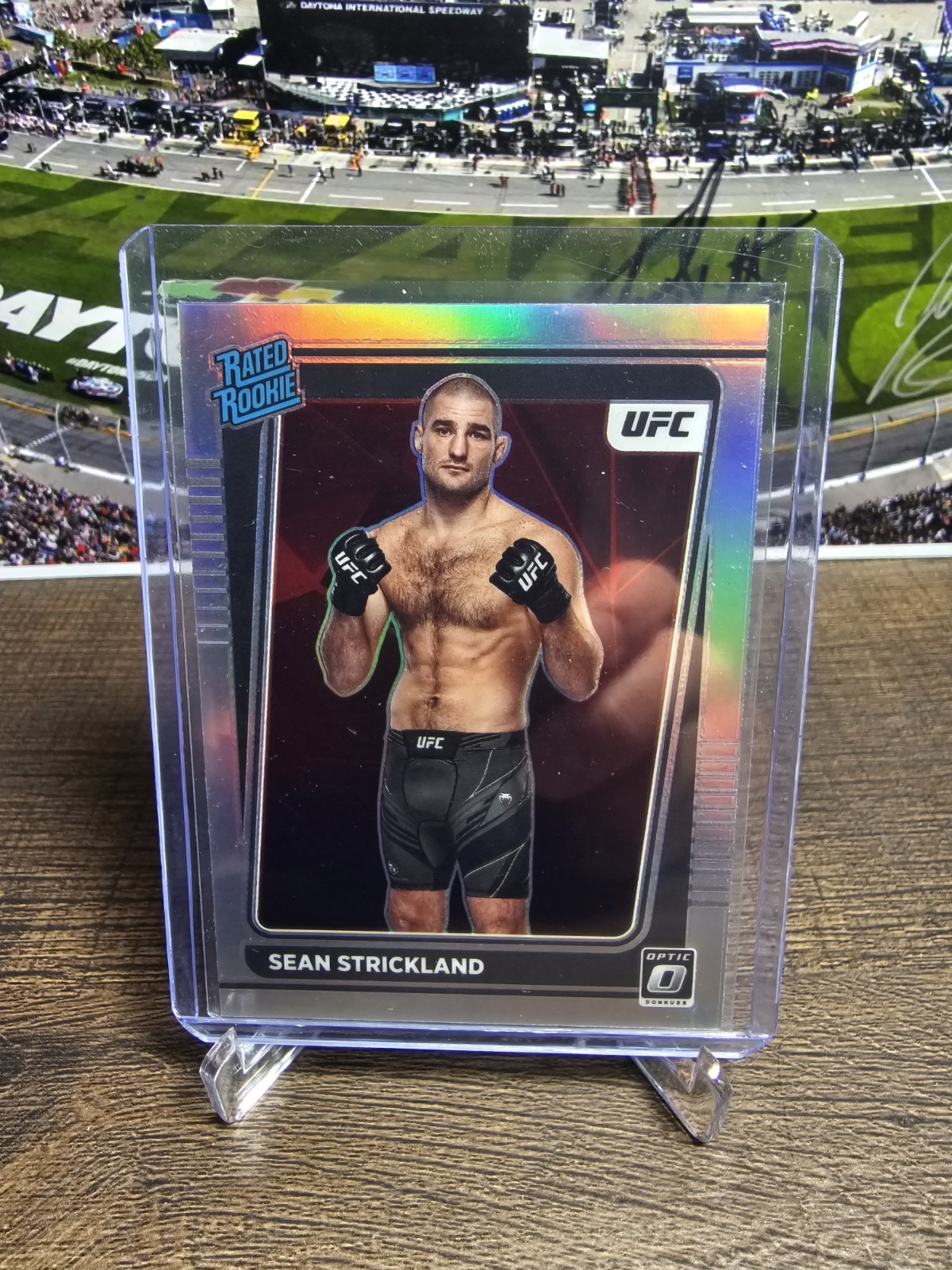 2022 Panini Donruss Optic UFC - Rated Rookie Sean Strickland #111 Holo Prizm...