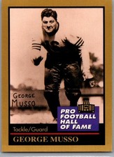 1991 Pro Football Hall of Fame George Musso #104