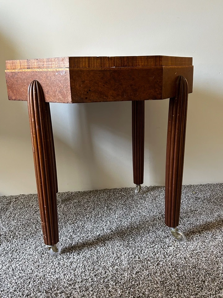 Mesa de cartas Art Deco o era eduardiana Foto 2 de 2