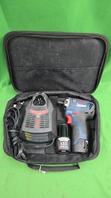 Bosch GSR12V-300HX w/2 Batteries & Charger TESTED (E15)