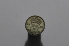 🧭 🇸🇪 SWEDEN 50 ORE 1936 SILVER B91 #K1514